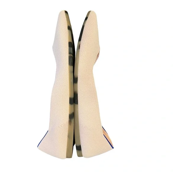 ROTHY’s The Point Ballet Flat Blush Light Pink Women’s Size 8 | Tortoise Shell - Picture 4 of 9